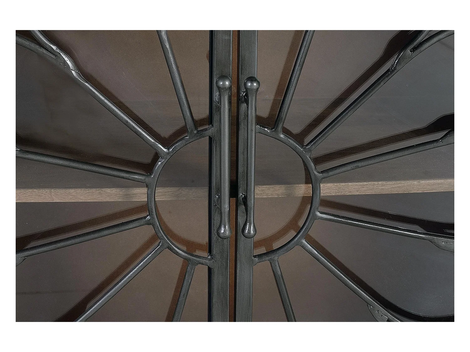 Buffet en bois manguier et métal noir