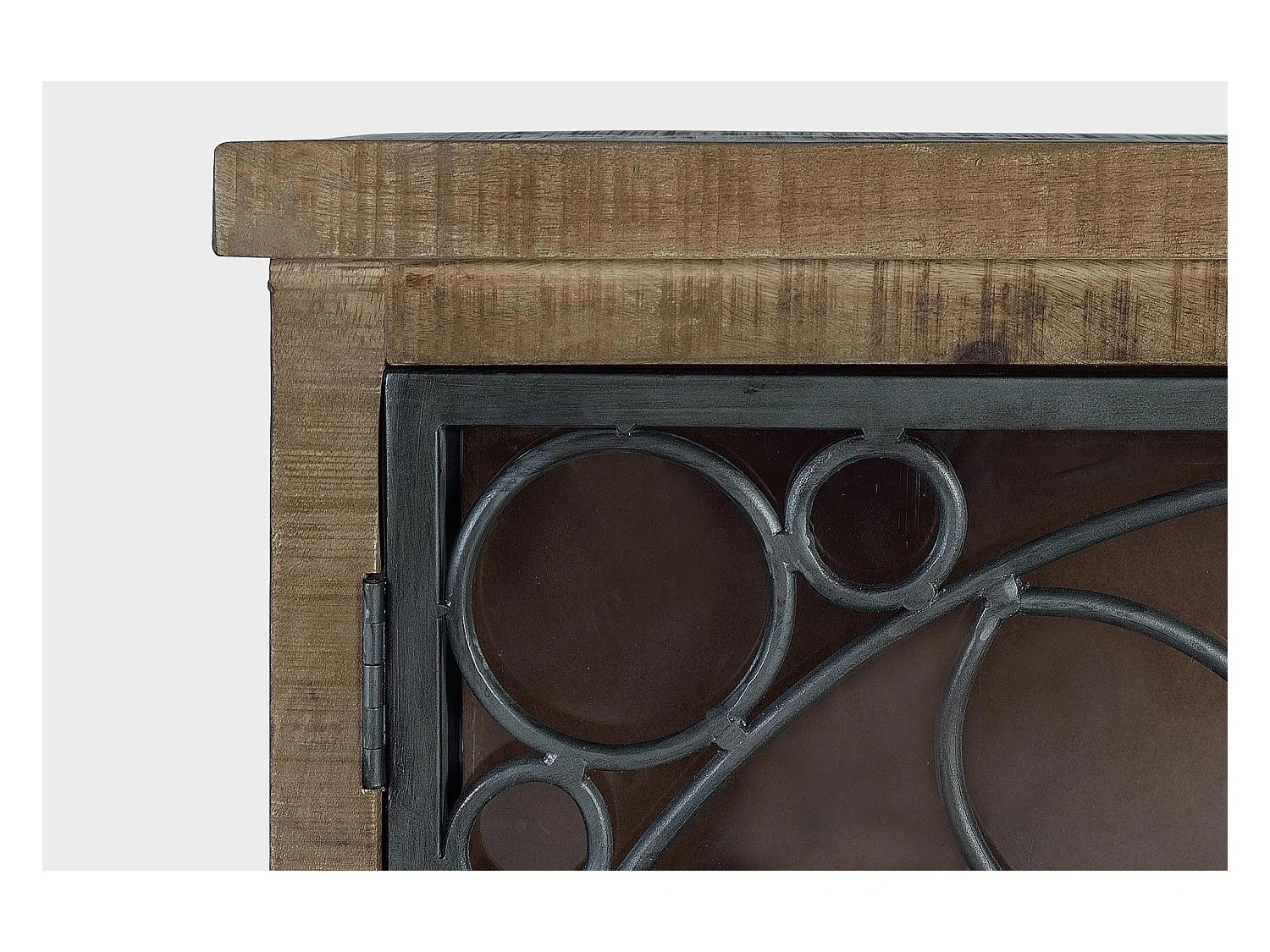 Buffet en bois manguier et métal noir