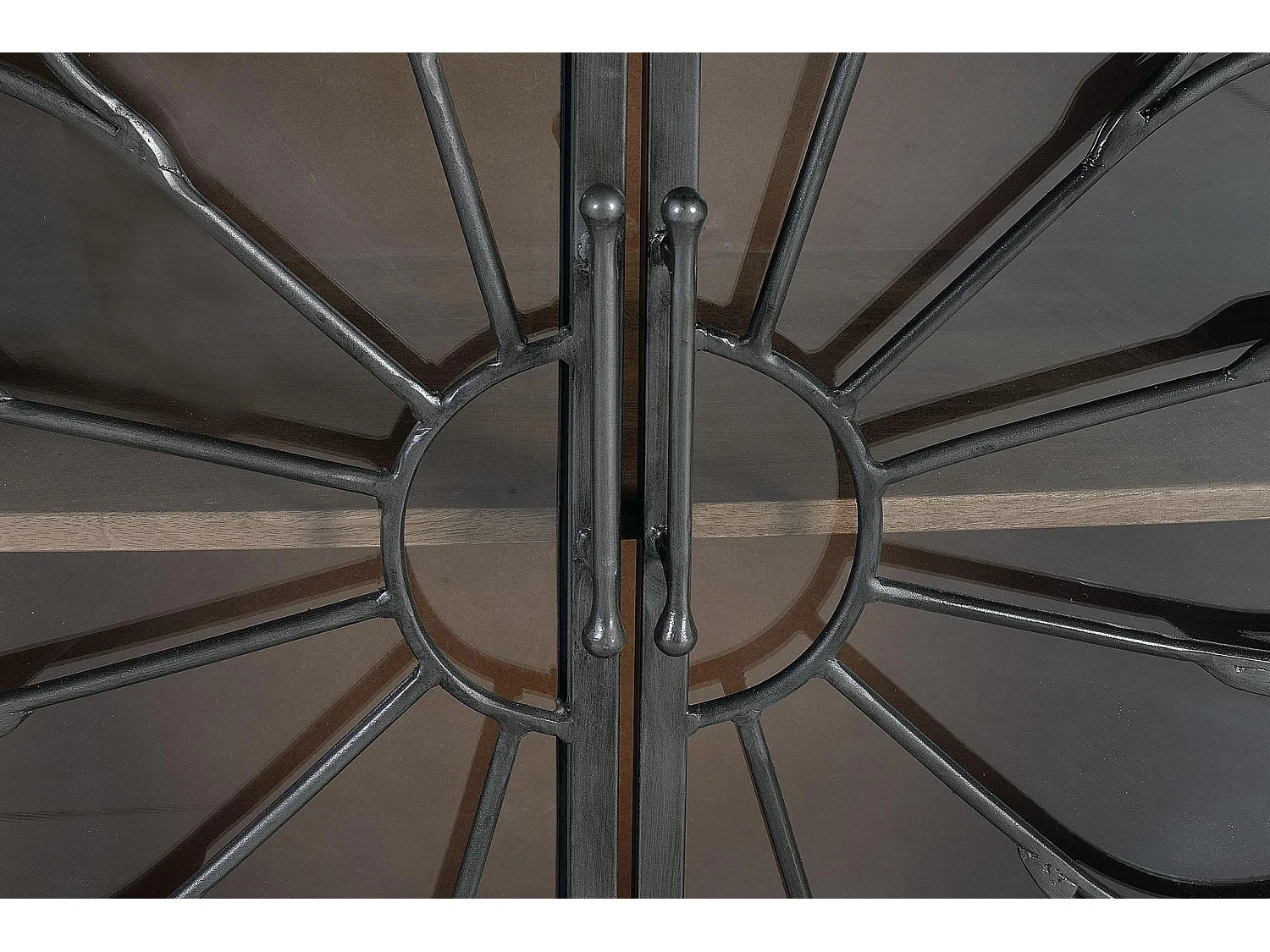 Buffet en bois manguier et métal noir