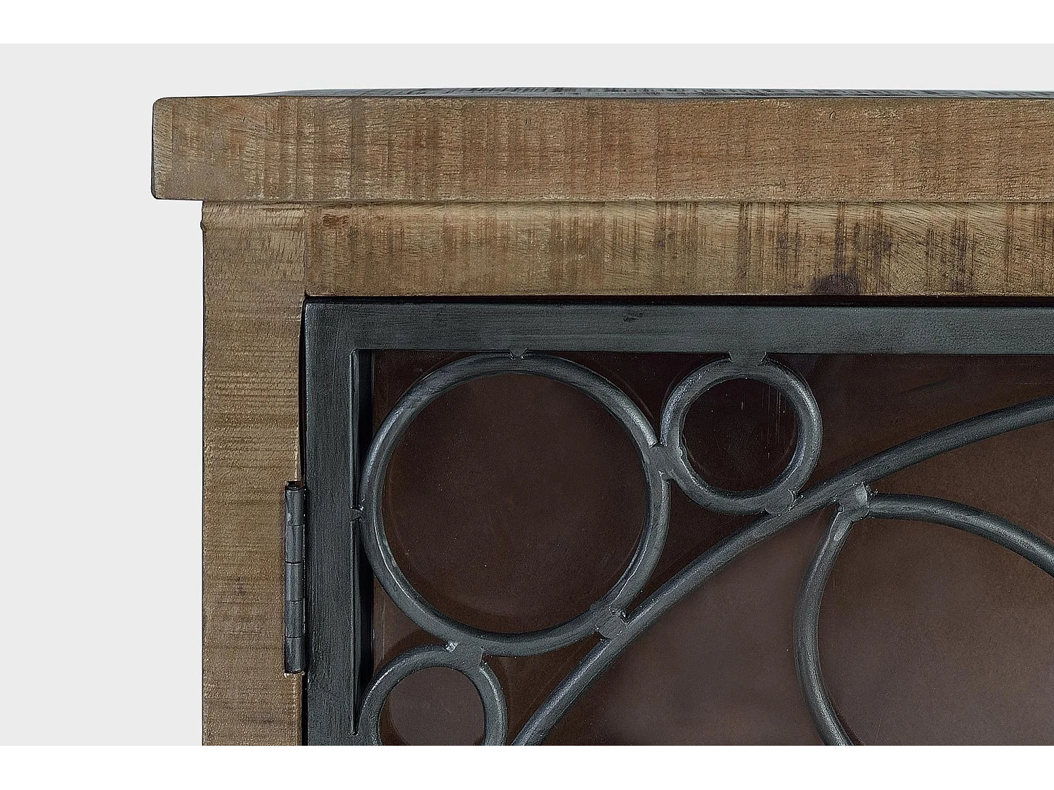 Buffet en bois manguier et métal noir