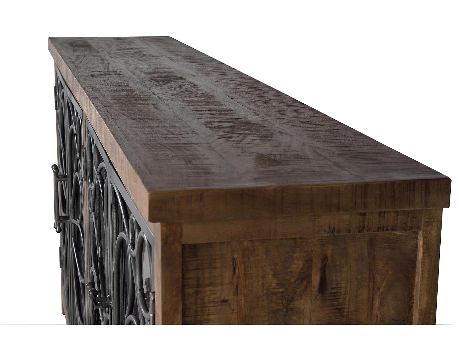 Buffet en bois manguier et métal noir