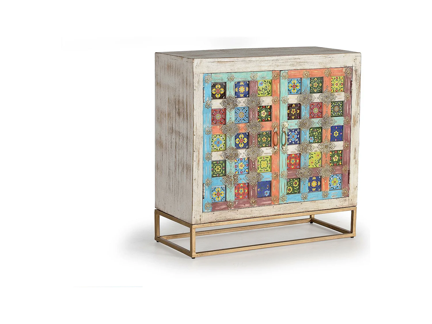 Buffet en bois de manguier naturel