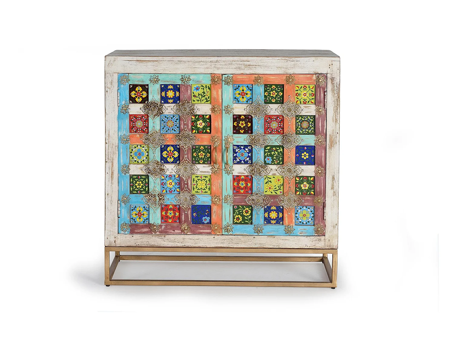 Buffet en bois de manguier naturel