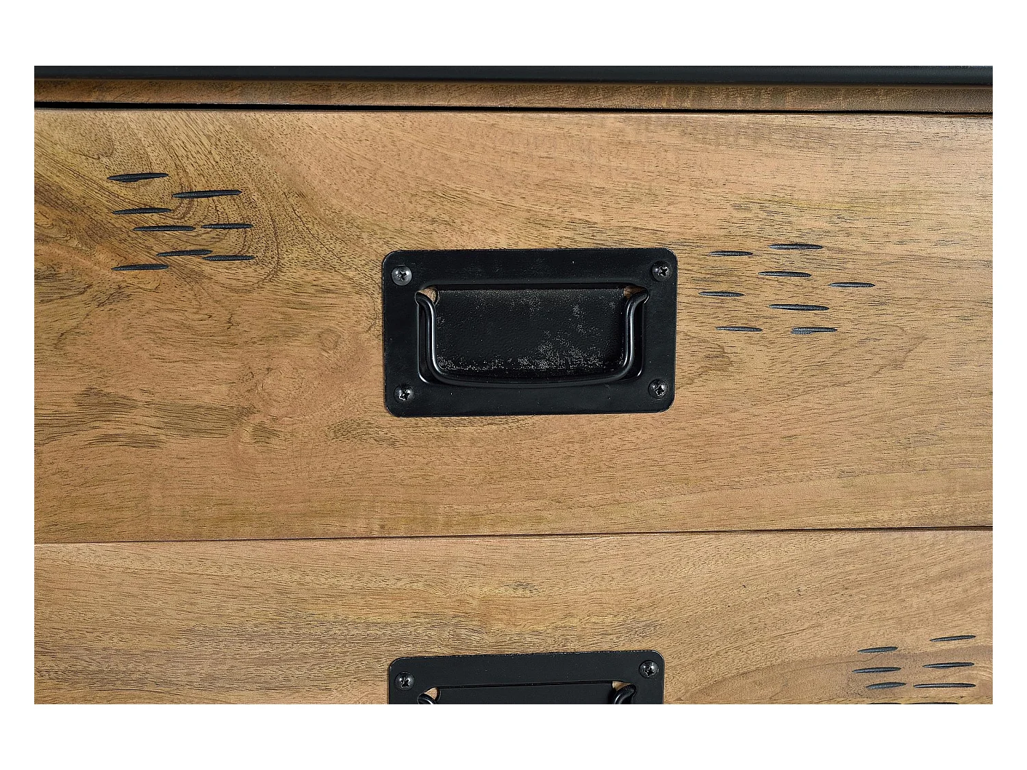 Vaisselier en bois manguier et métal