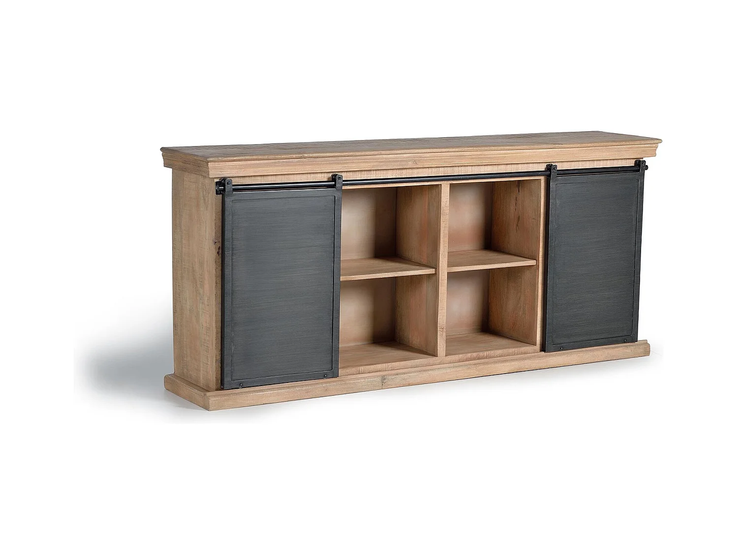 Sideboard mit 6 Schubladen im Industriestil. Mehrfarbig. Giner und Colomer 85x40x190