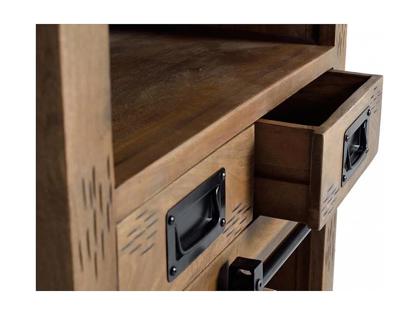 Buffet in manguier en metalen hout