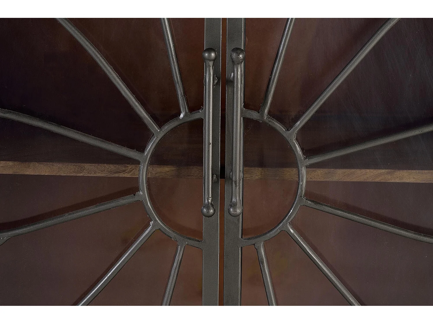 Bufet w bois manguier brown vieilli