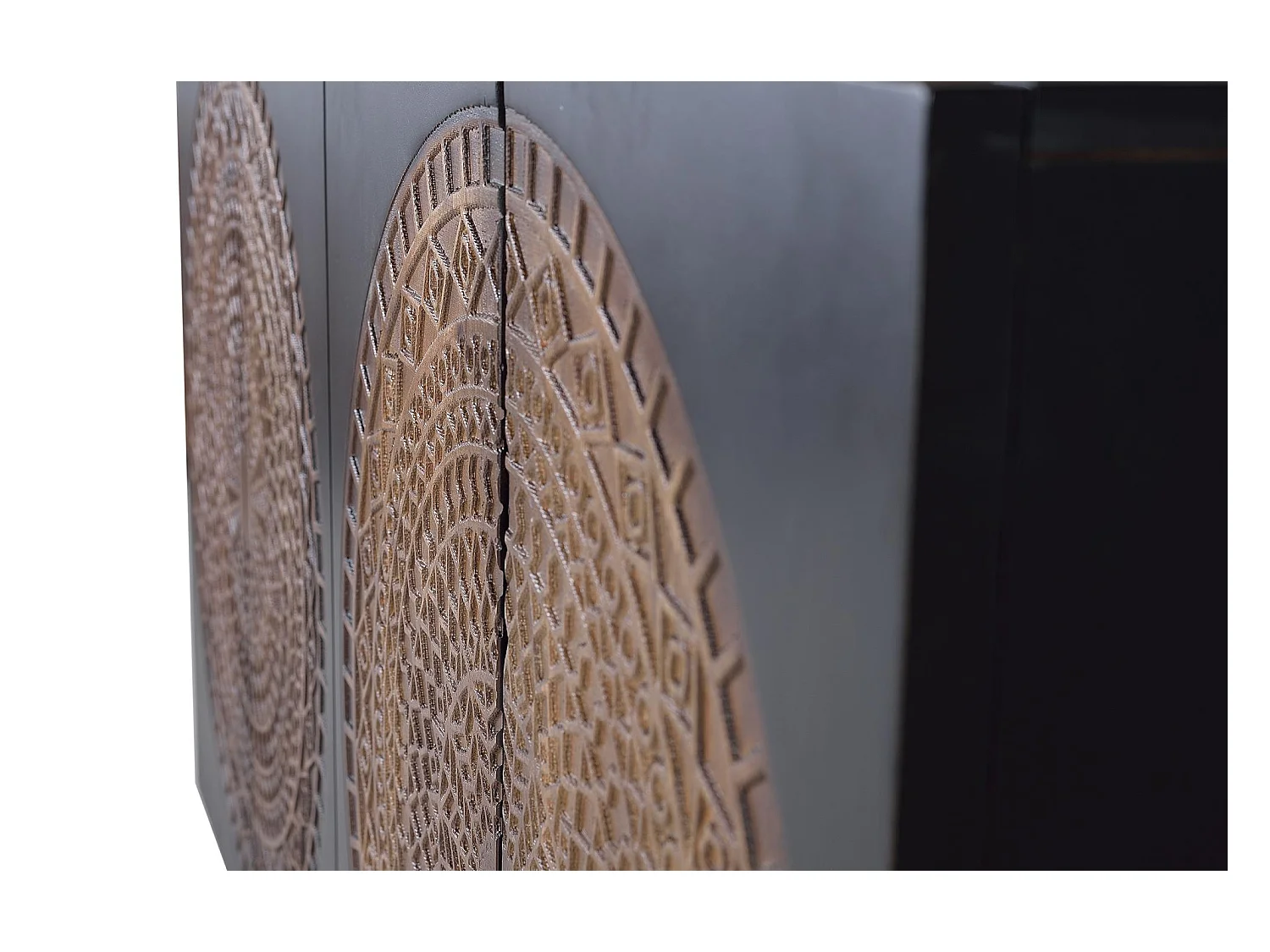 Buffet bois manguier et métal