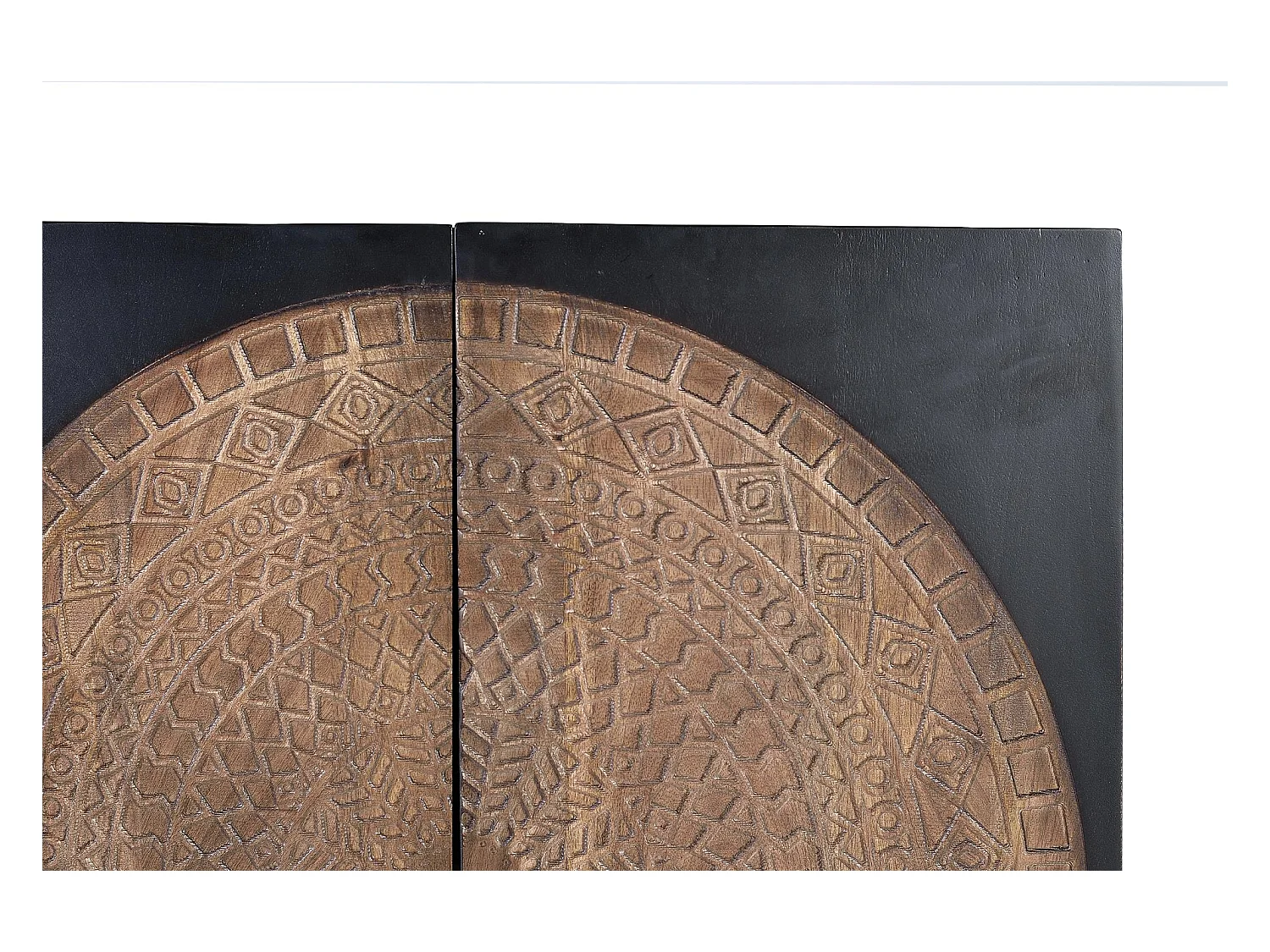 Buffet bois manguier et métal