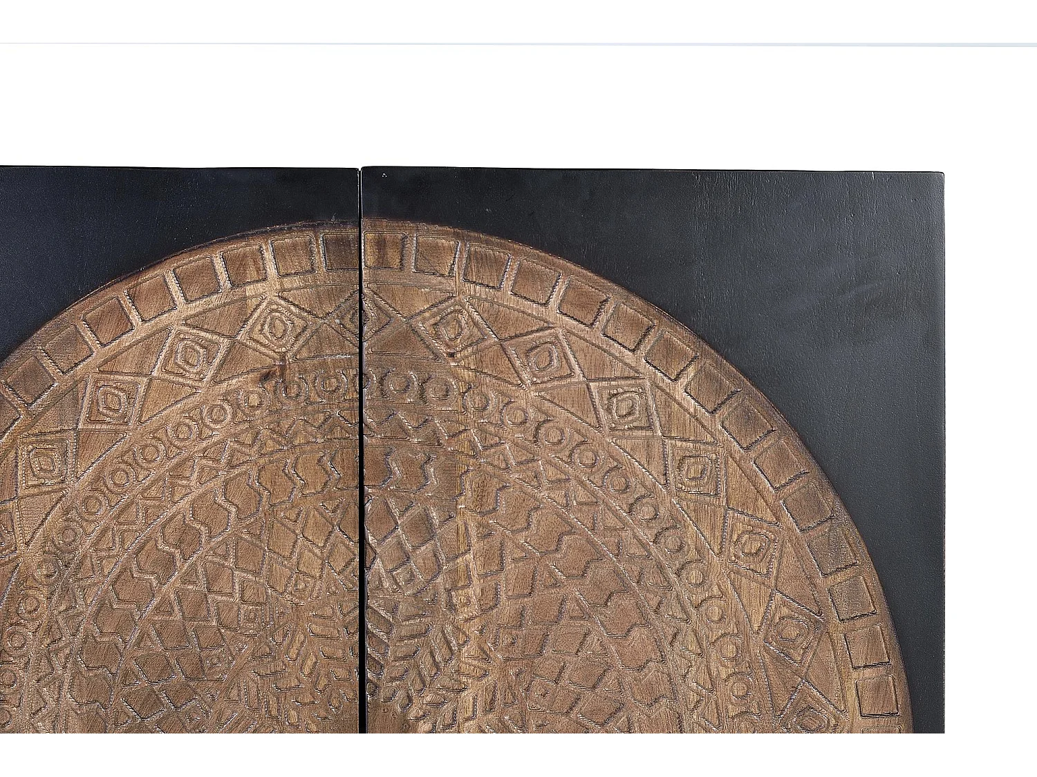 Buffet bois manguier et métal