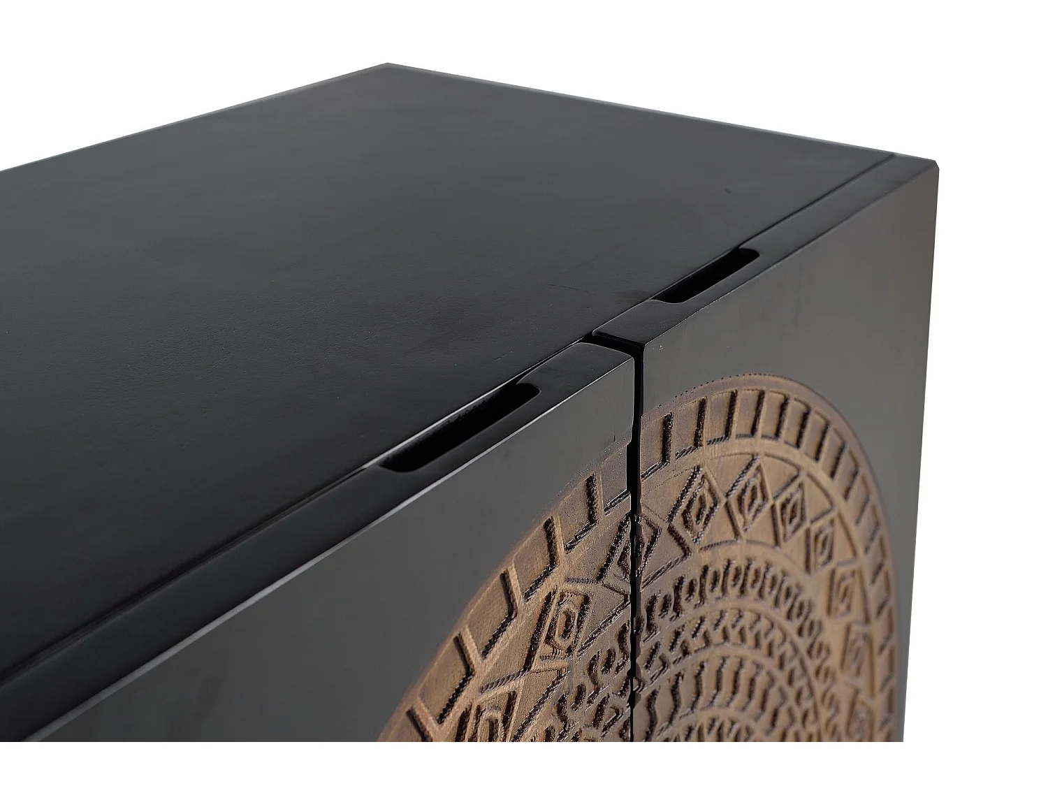 Buffetkast van hout en metaal