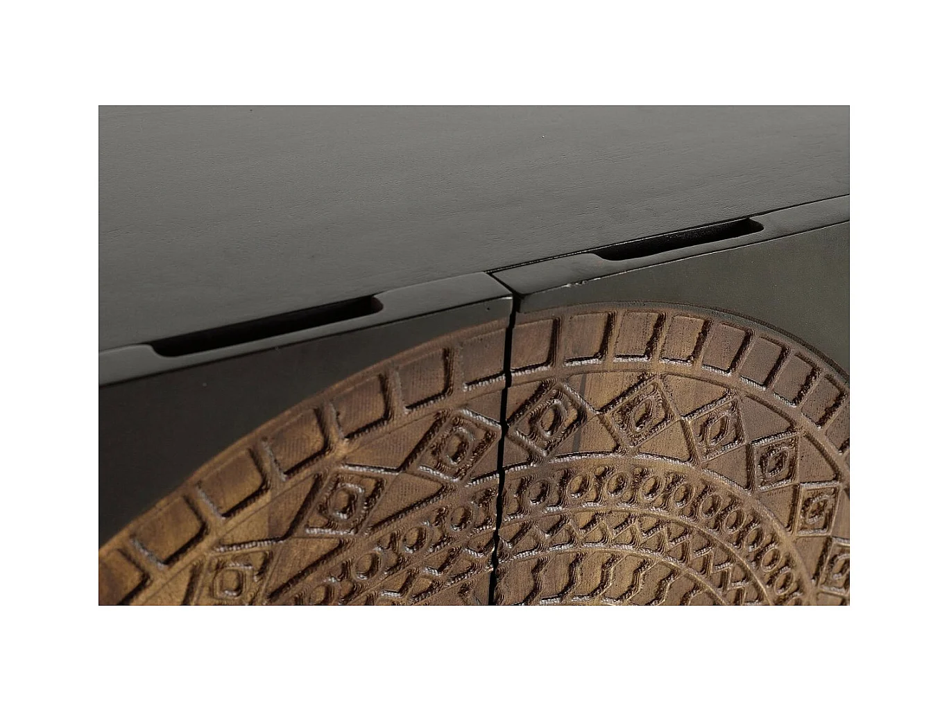 Komoda z drewna mango i metalu