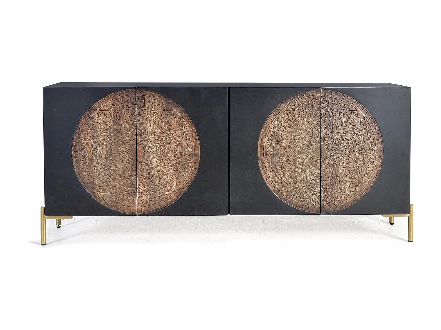 Buffet en bois manguier et métal