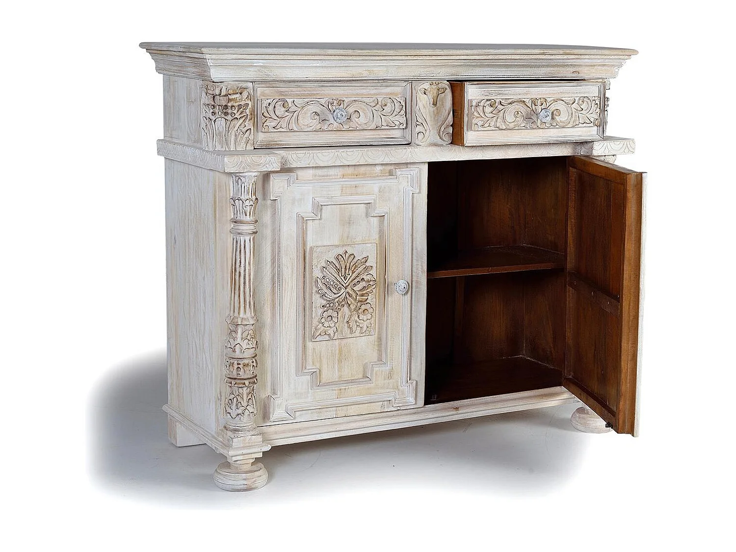 Buffet en bois manguier naturel