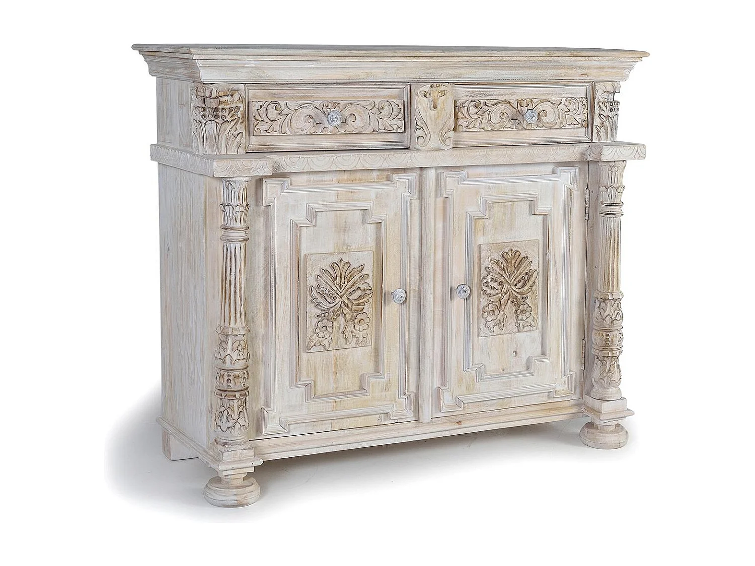 Buffet en bois manguier naturel