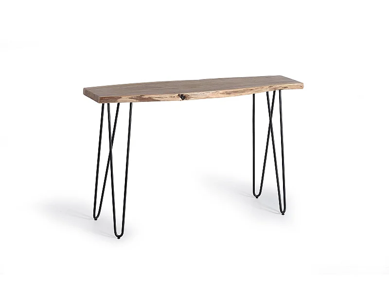 Console en bois d'acacia massif