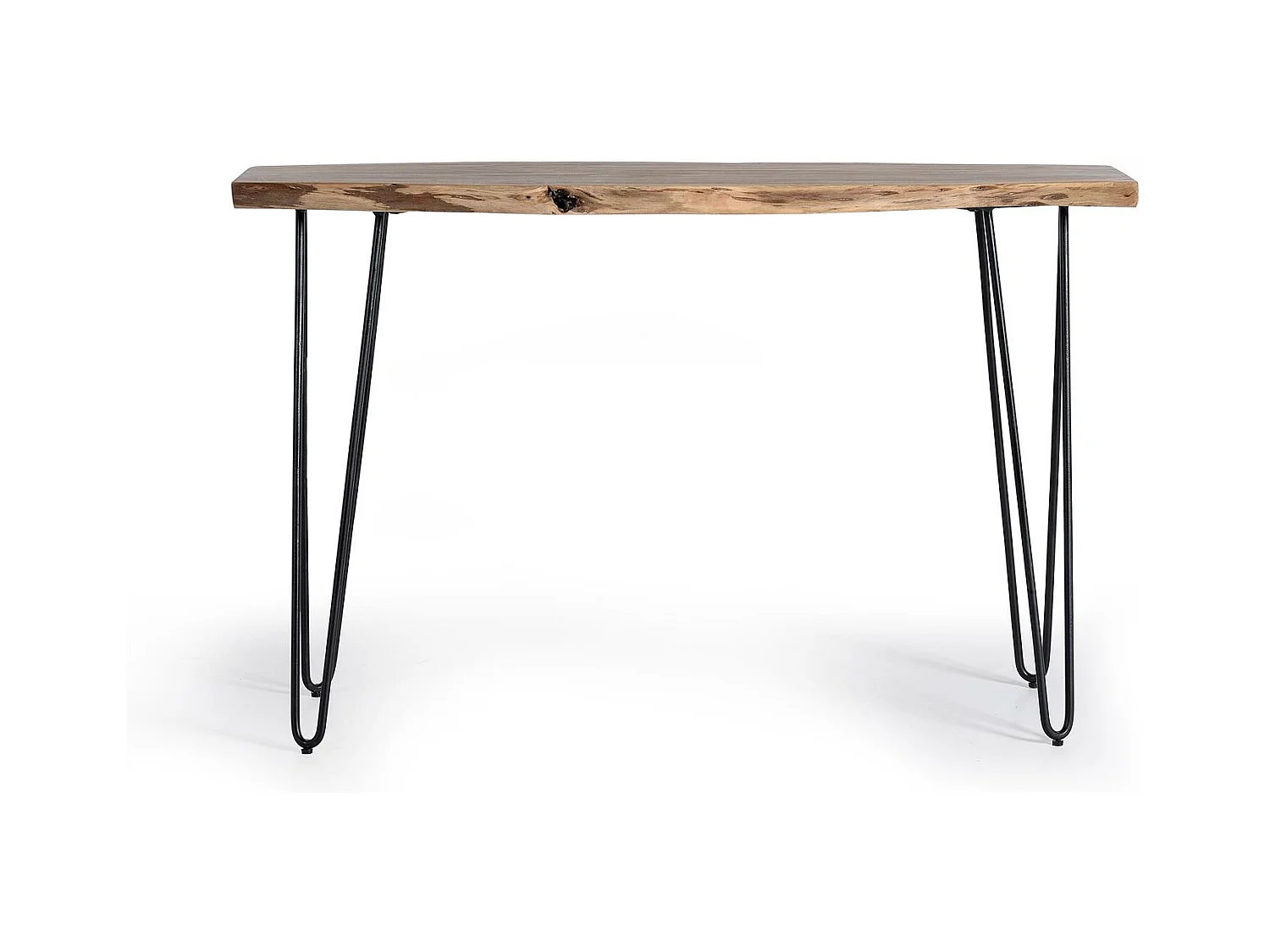 Konsole aus massivem Akazienholz