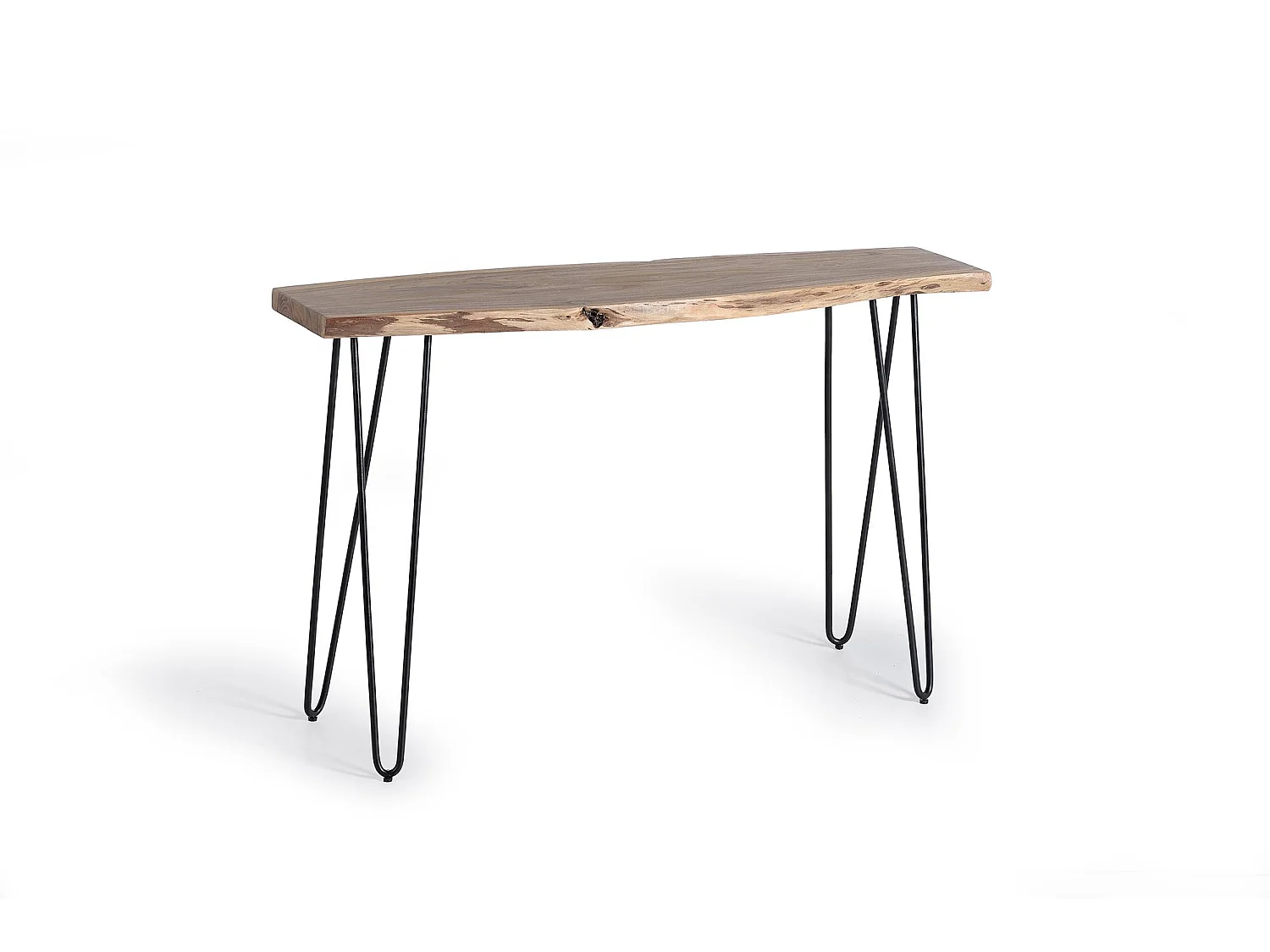 Console en bois d'acacia massif