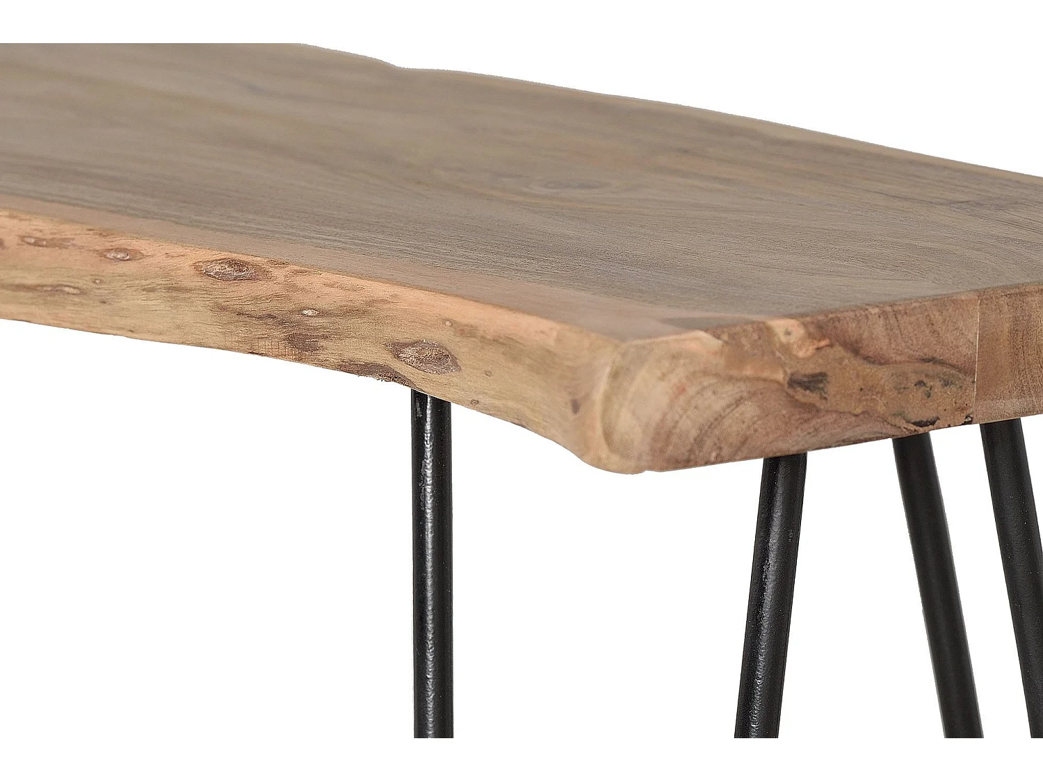 Console en bois d'acacia massif