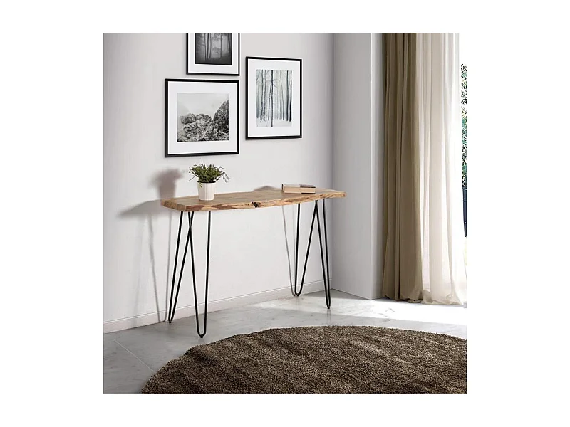 Console en bois d'acacia massif