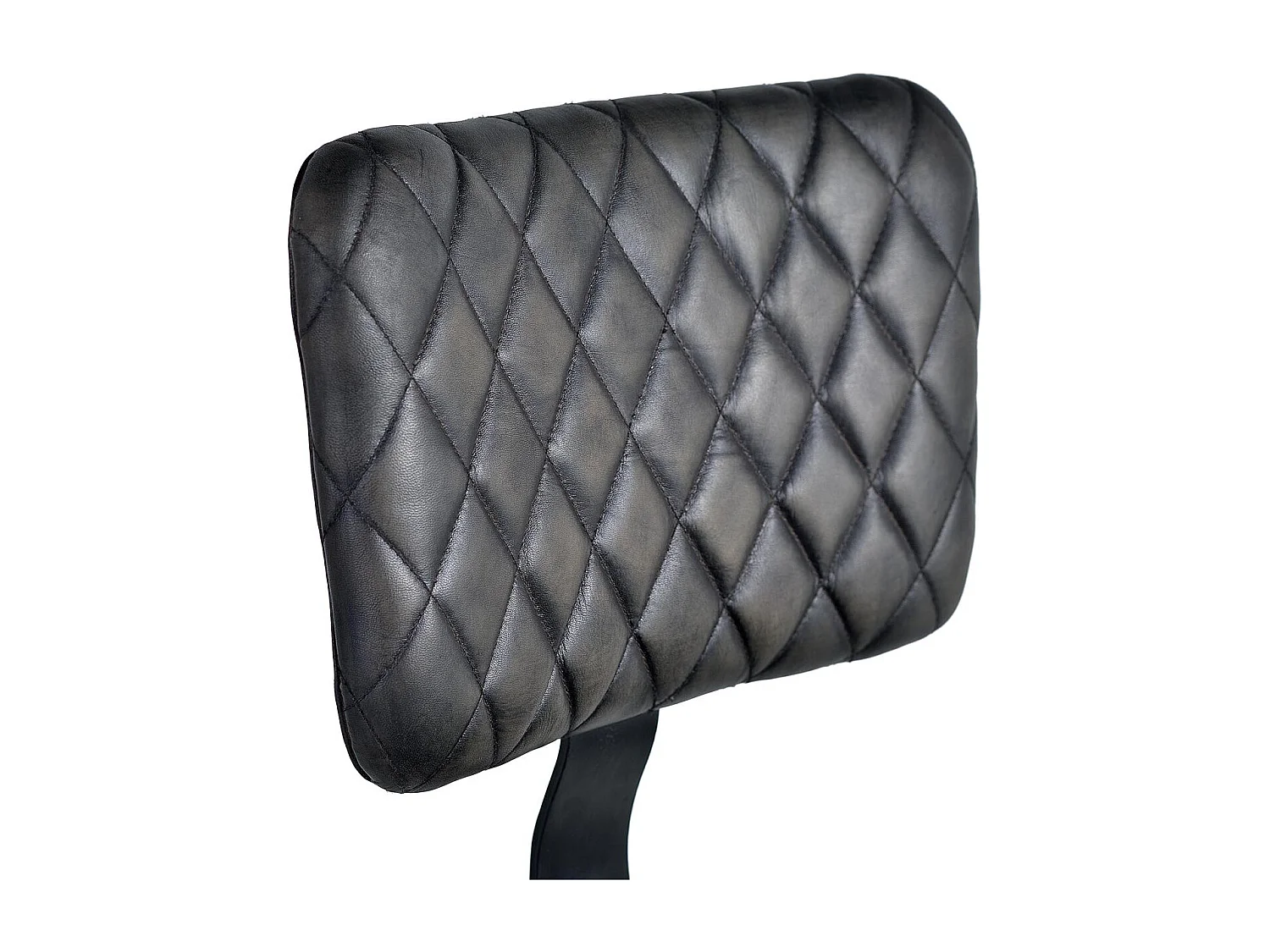 Tabouret recouvert de cuir naturel