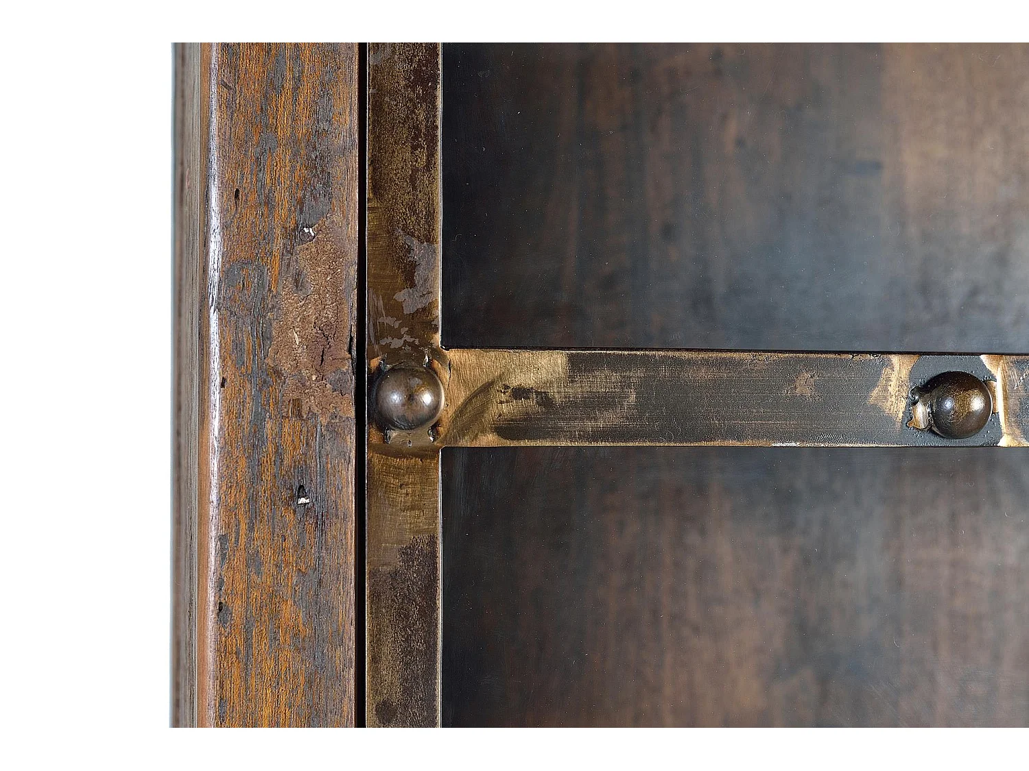 Vitrine bois récupéré