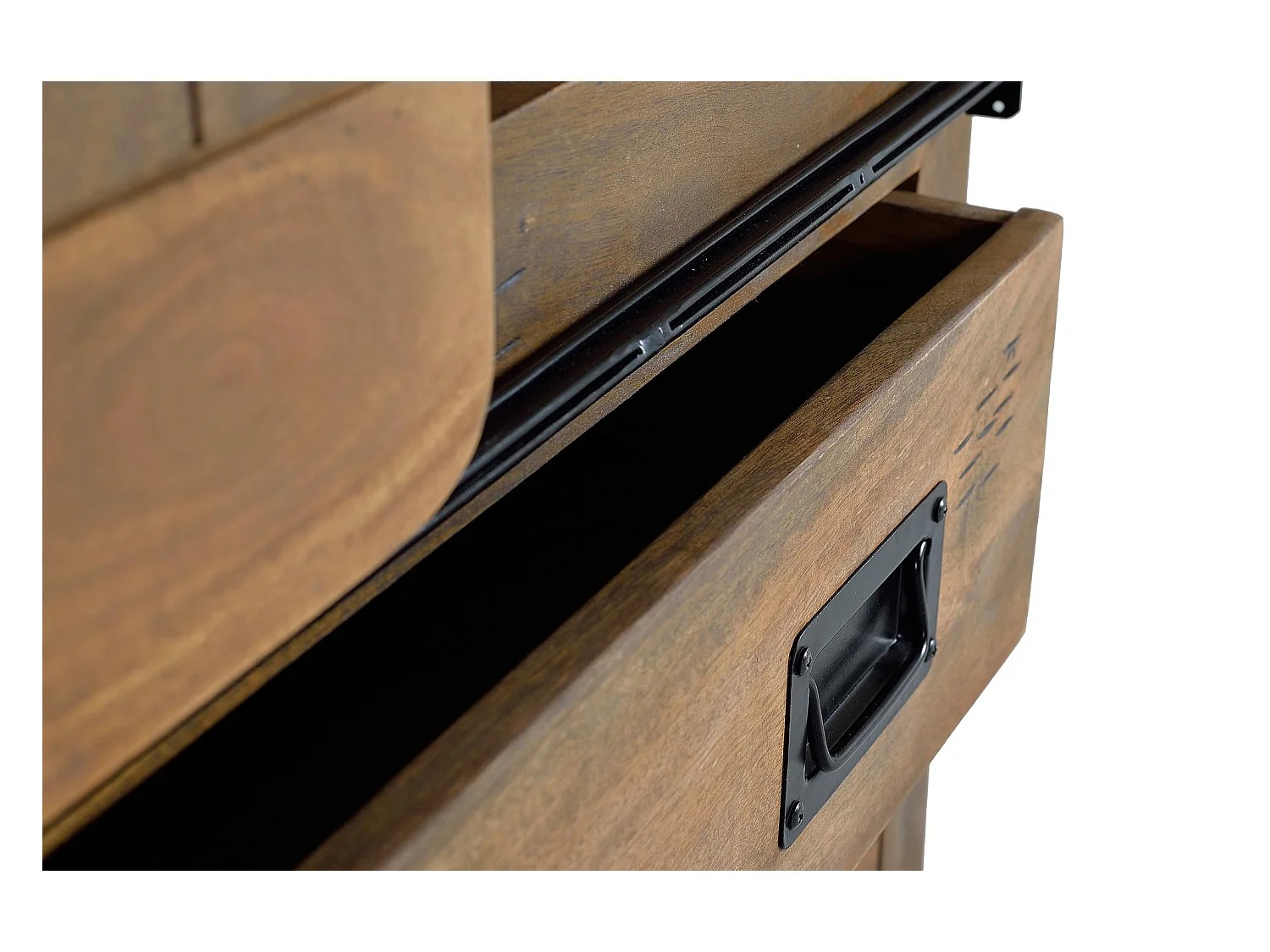 Armoire en bois manguier et métal