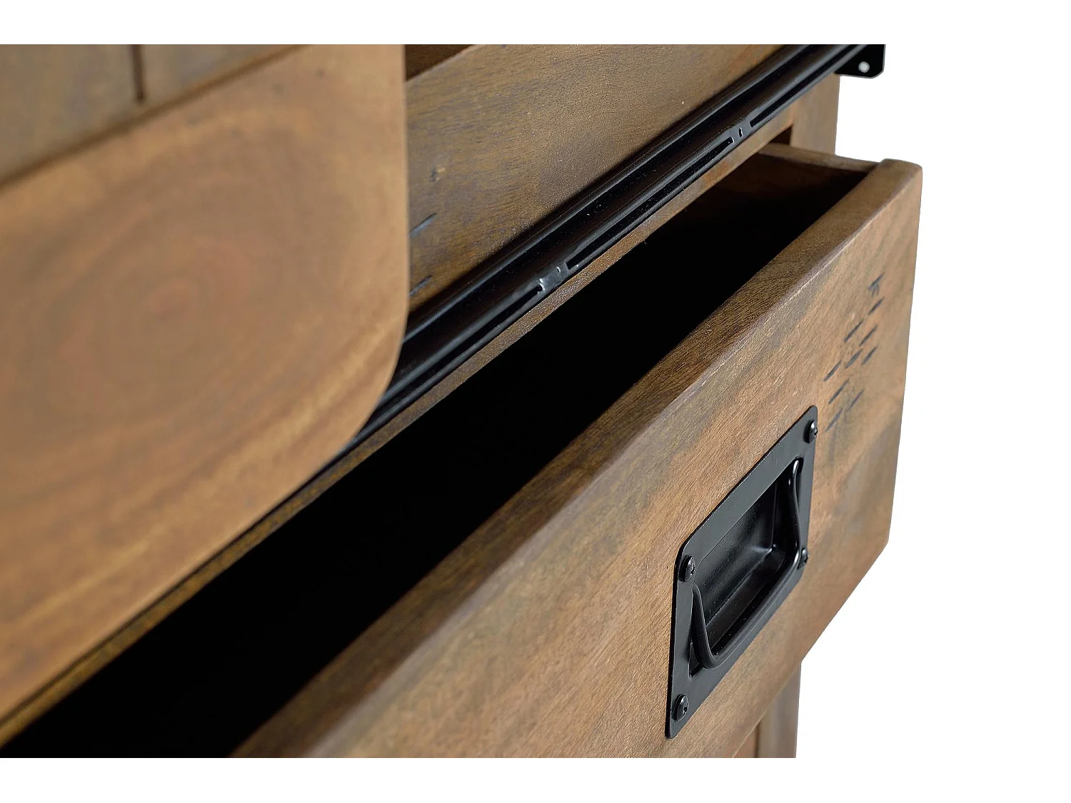 Armoire en bois manguier et métal