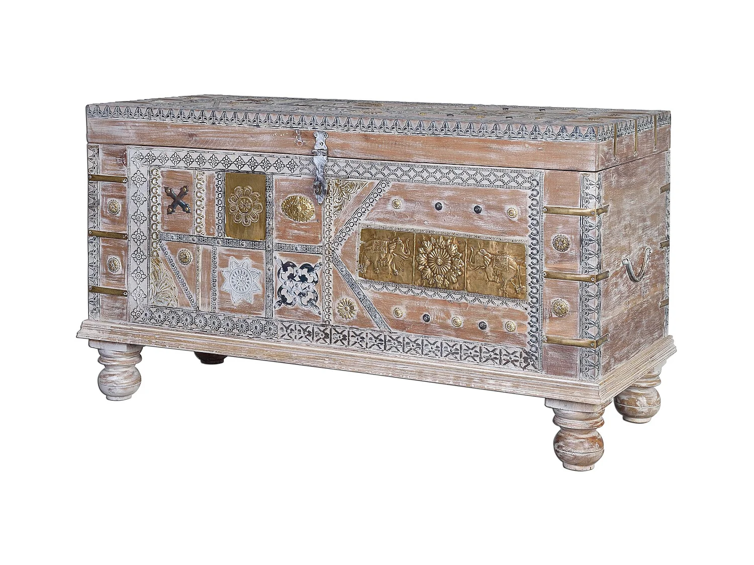 Stary biały pień mango