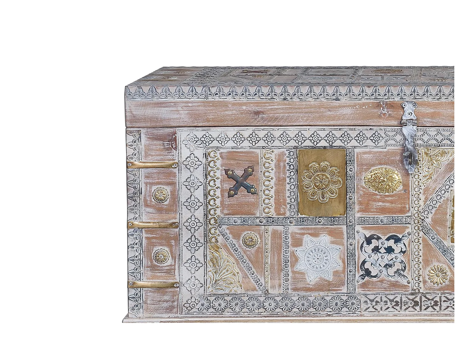 Stary biały pień mango