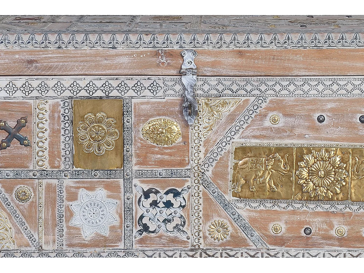 Tronc de manguier blanc vieilli