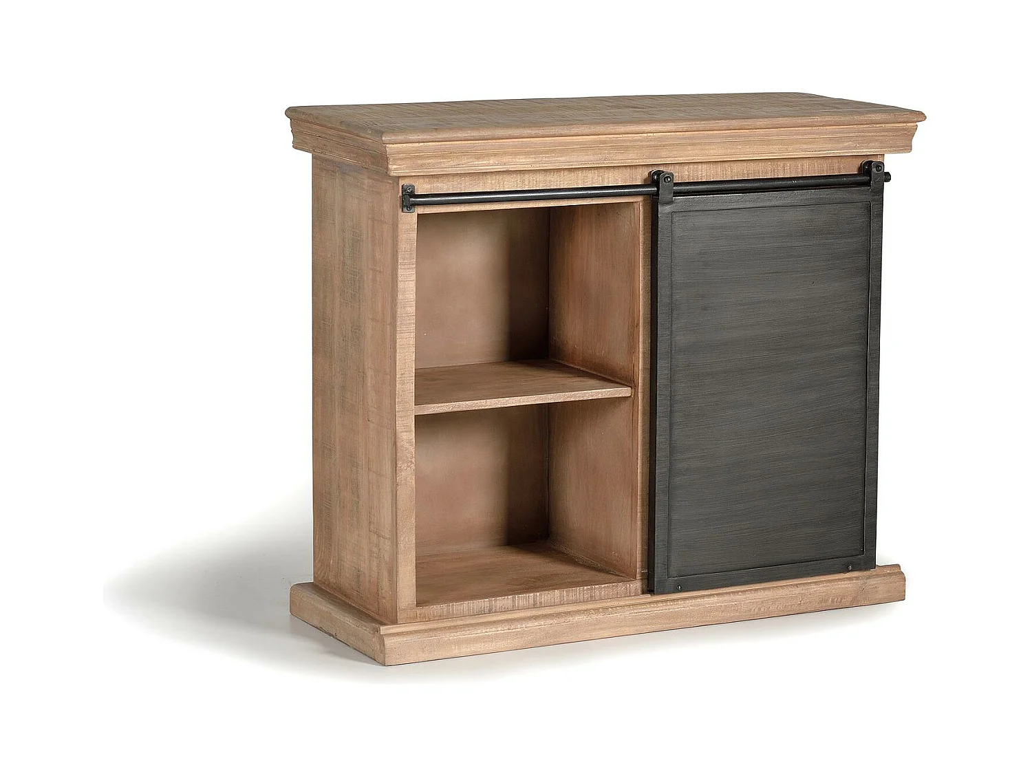 Commode en bois manguier et métal