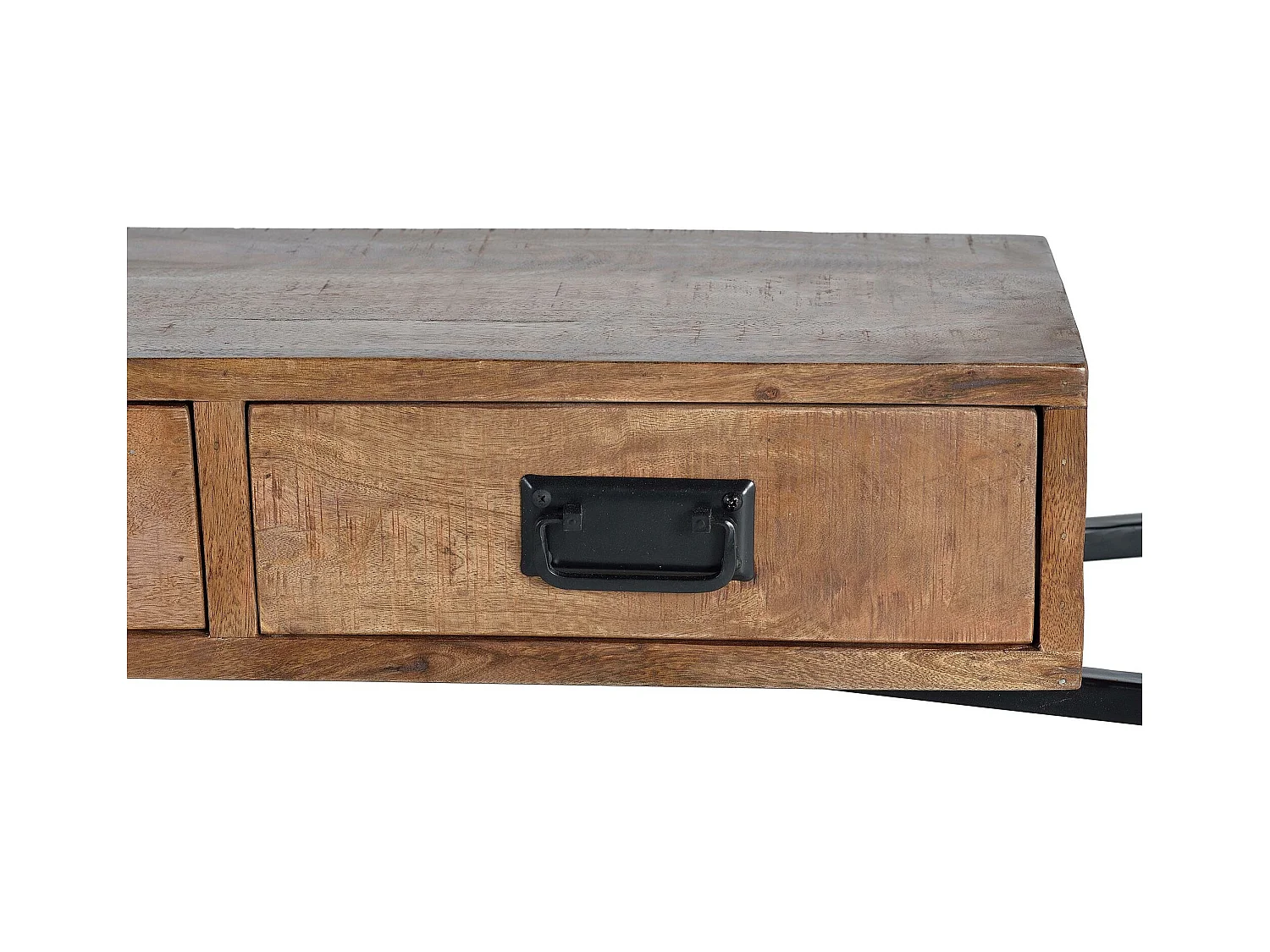 Konsole aus Mangoholz und Metall