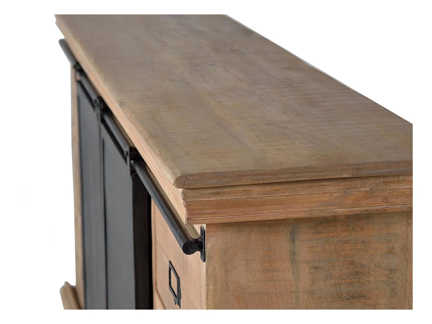 TV-Schrank im Industriestil. Mehrfarbig. Giner und Colomer 55x40x170