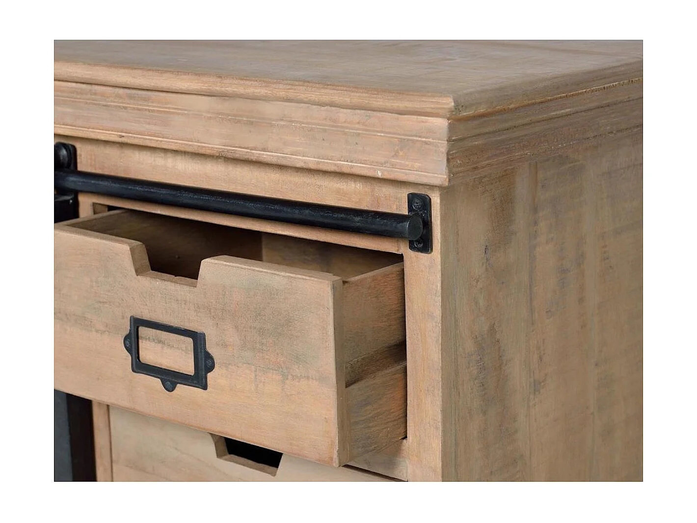 Meuble tv style industriel avec aluminium