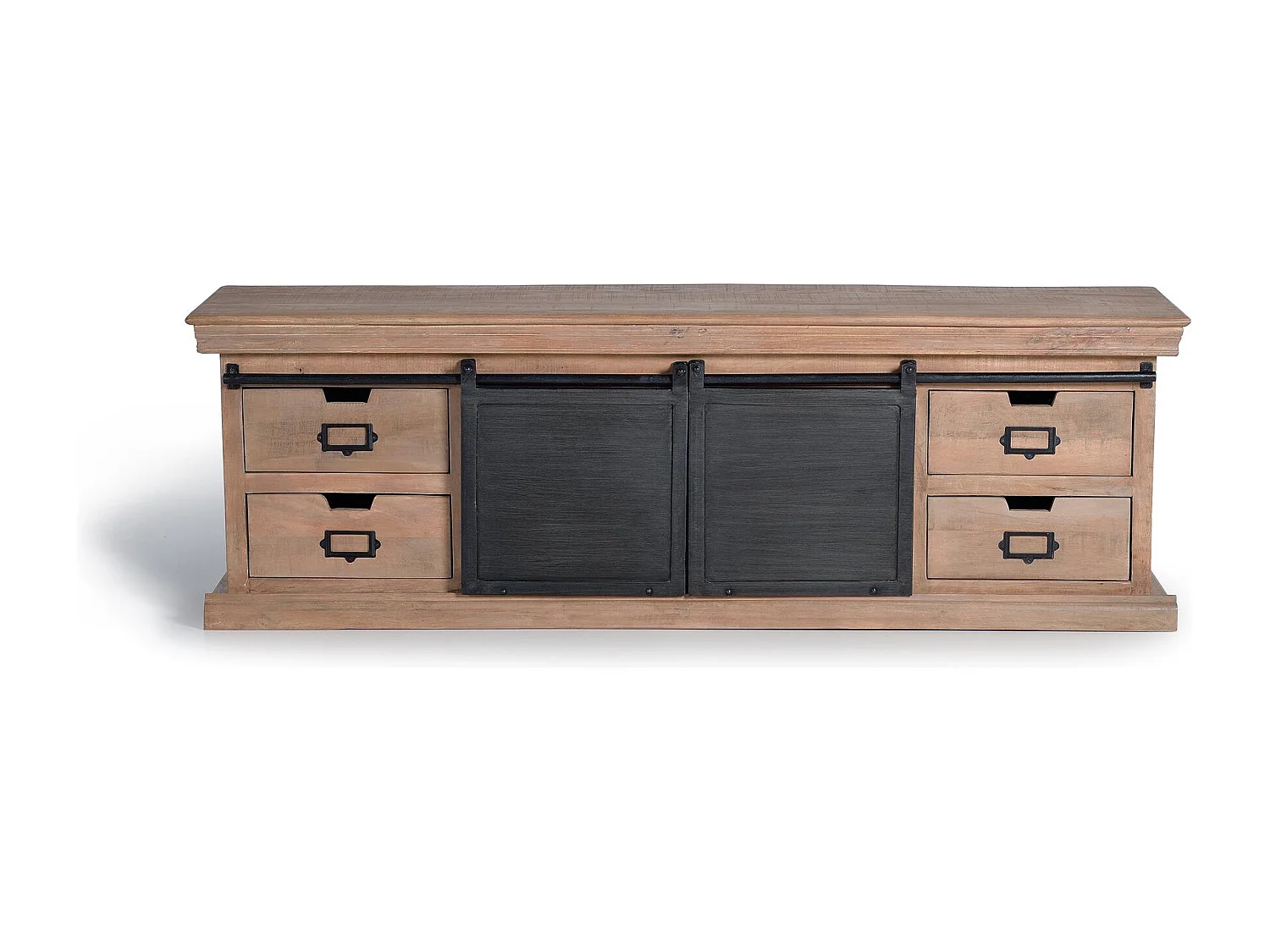 Meuble tv style industriel avec aluminium