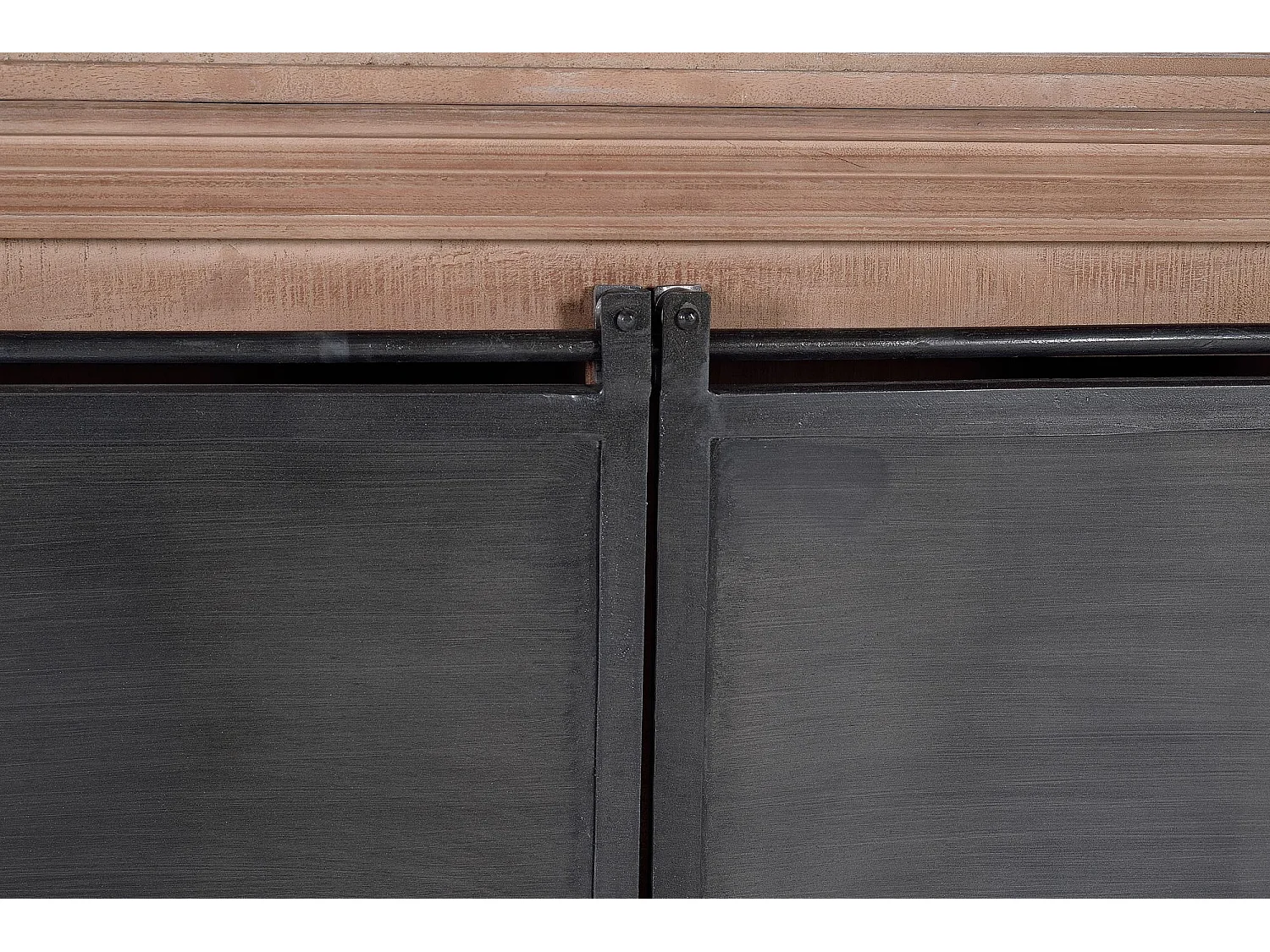 Armoire de style industriel en bois de manguier