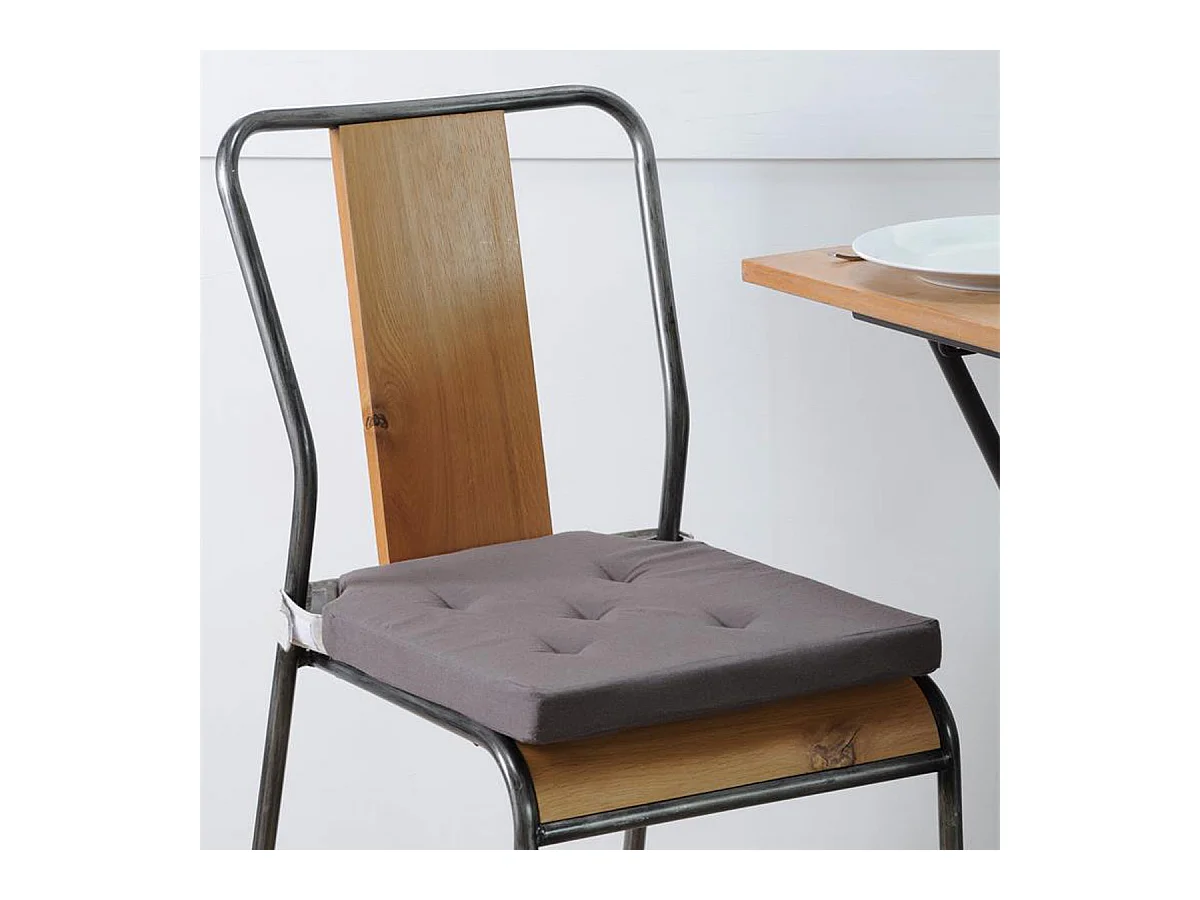 Almohadilla de silla con velcro 38 x 38 cm