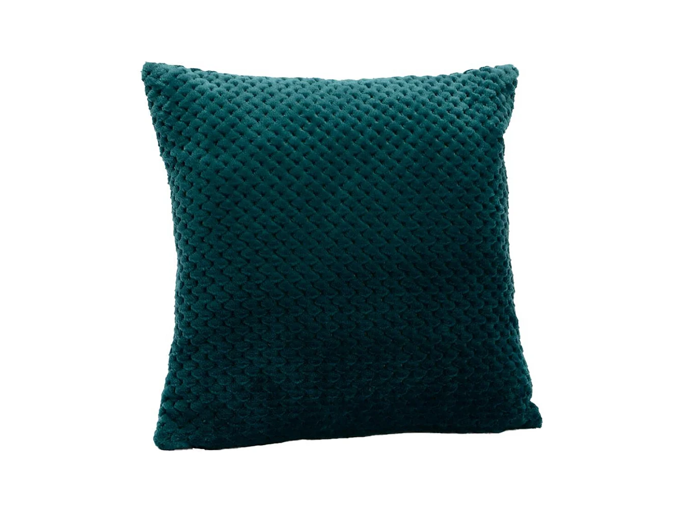 Coussin Damier émeraude 40x40 cm