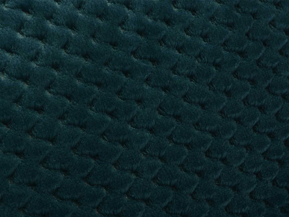 Coussin Damier émeraude 40x40 cm