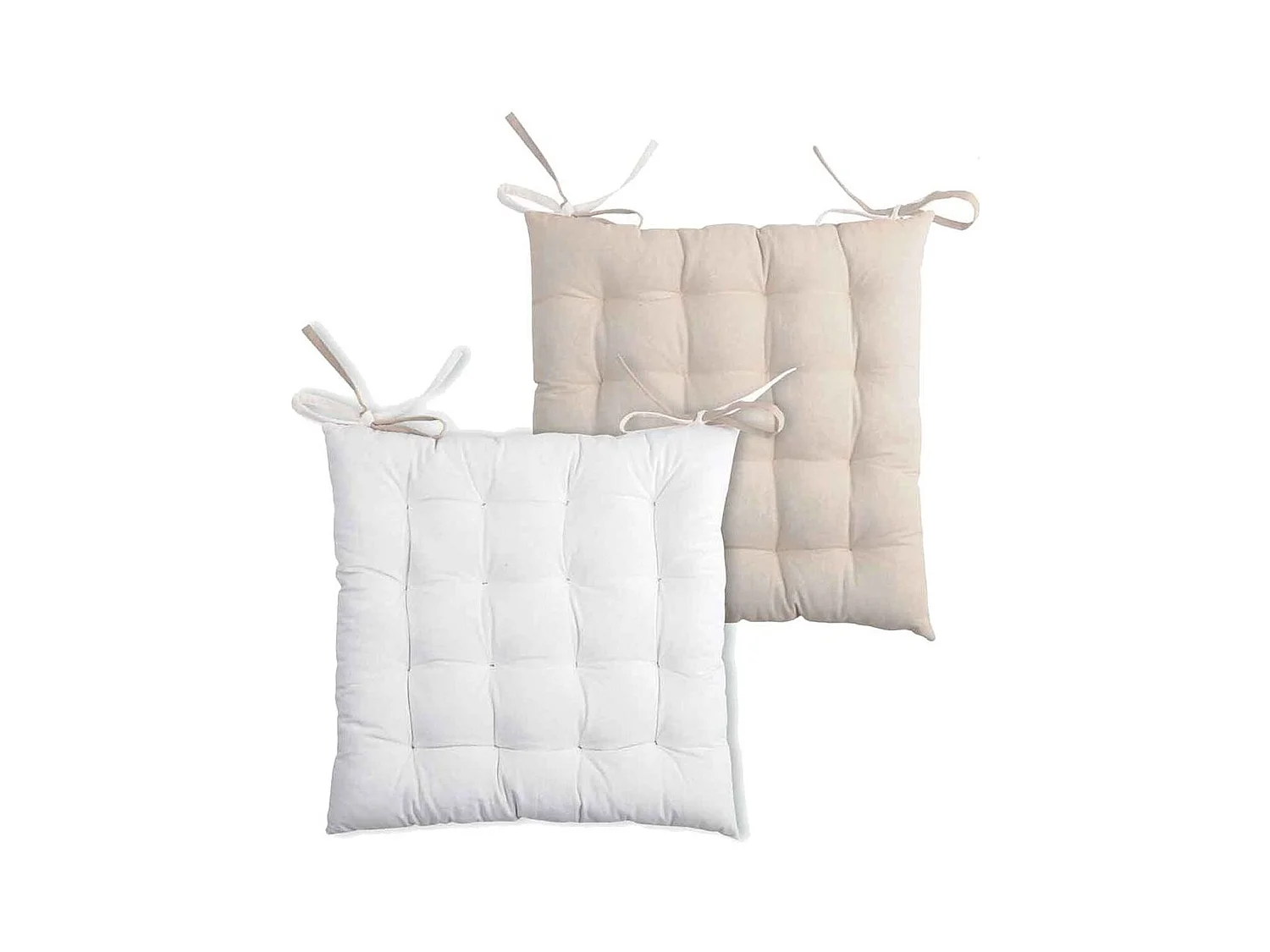 Cojín de silla bicolor