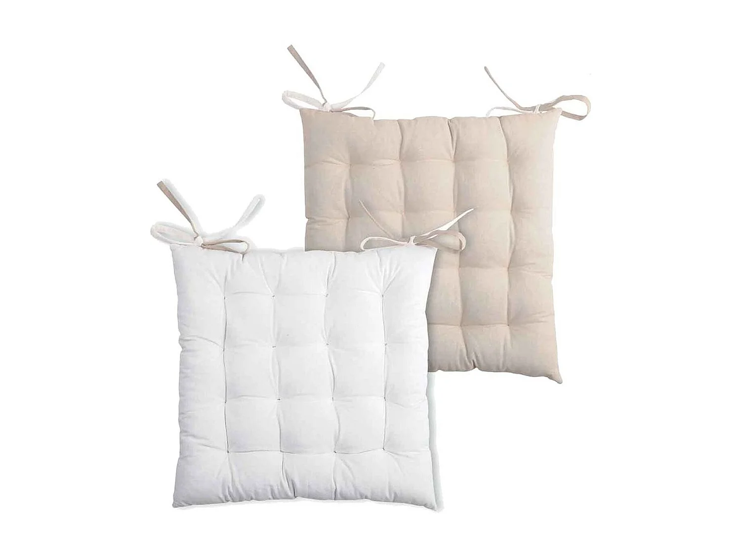 Cojín de silla bicolor