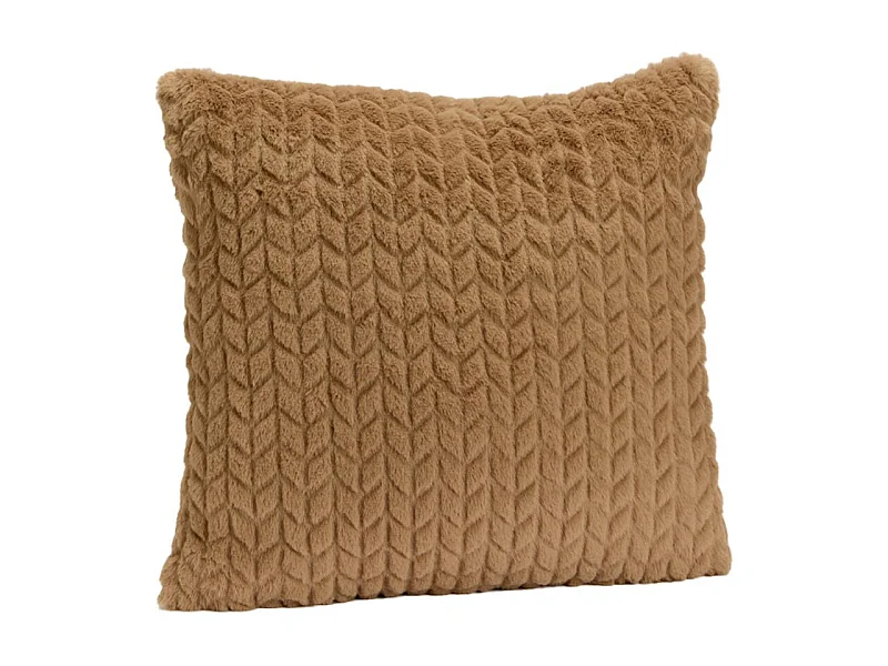 Coussin taupe chevron 40x40 cm