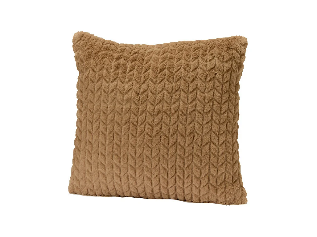 Coussin taupe chevron 40x40 cm