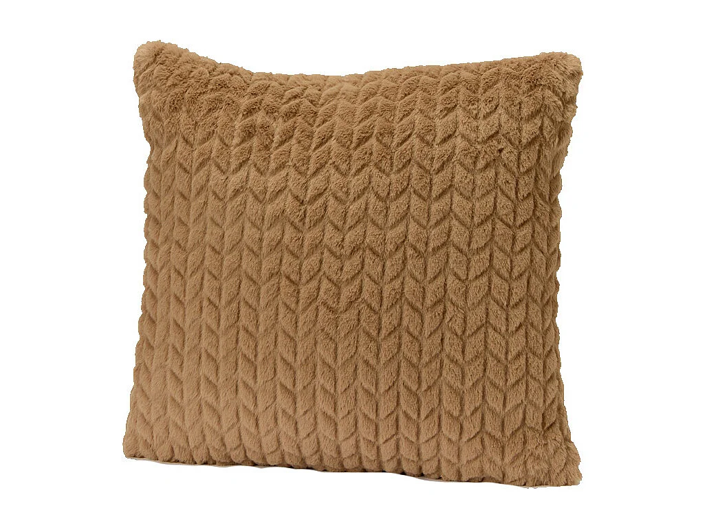 Coussin taupe chevron 40x40 cm