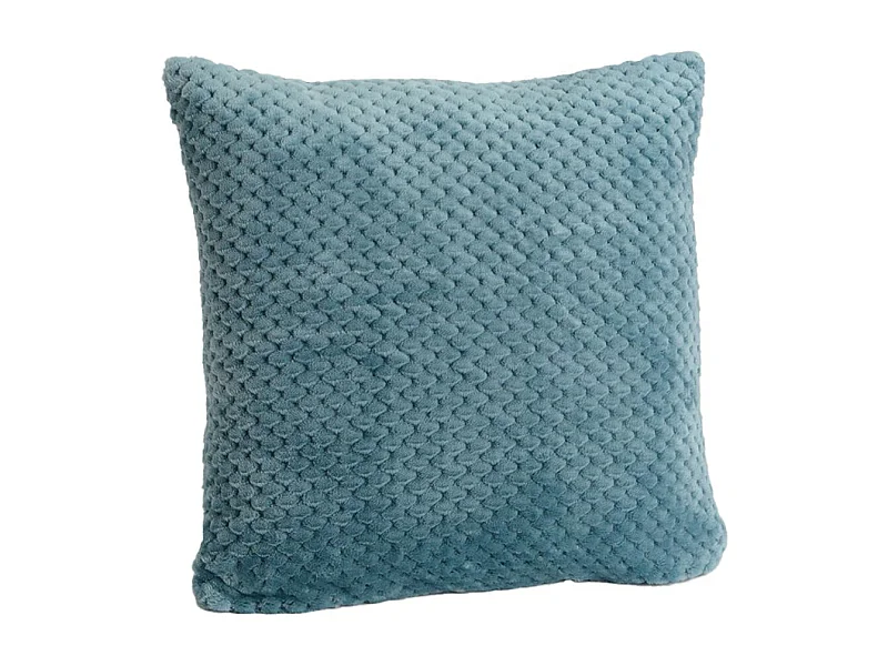 Coussin Damier bleu 40x40 cm