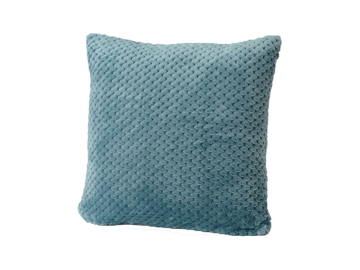 Coussin Damier bleu 40x40 cm