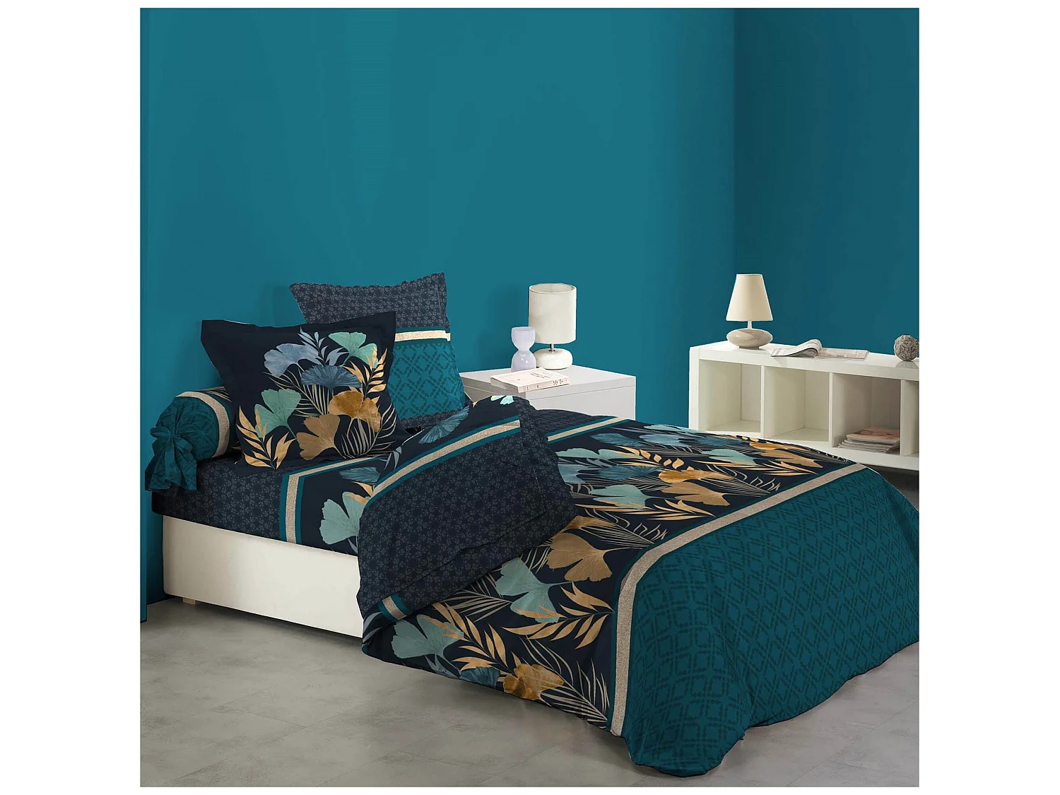 Parure housse couette 6 pieces 240 x 260 cm Blondys