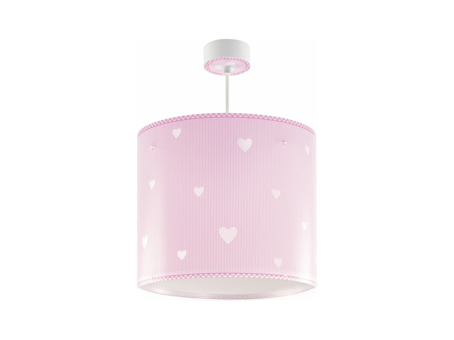 Lustre et lampe suspension enfant Sweet Dreams coeurs rose