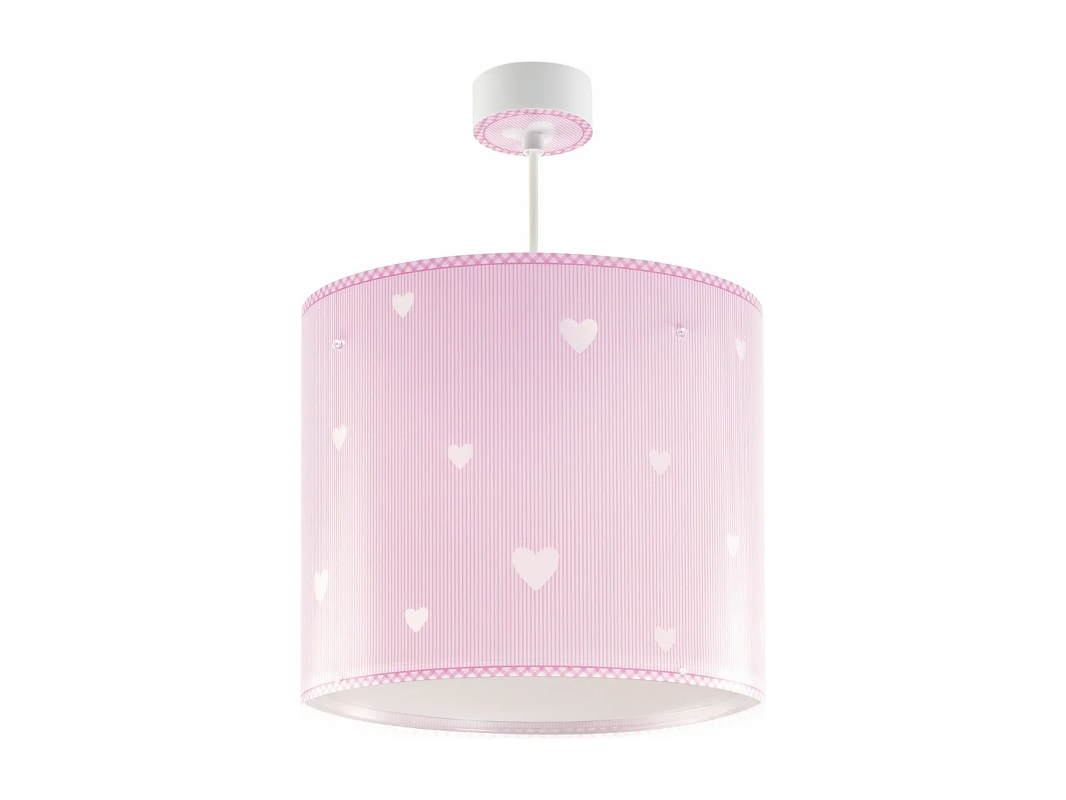 Lustre et lampe suspension enfant Sweet Dreams coeurs rose